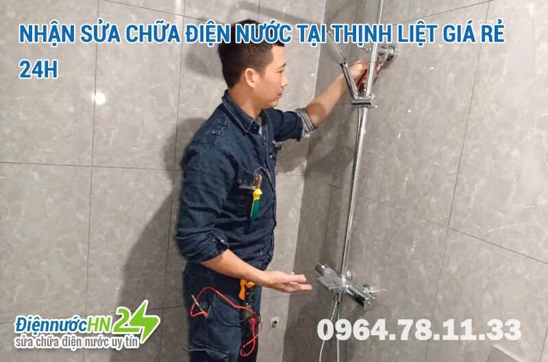 Nhận Sửa chữa điện nước tại Thịnh Liệt giá rẻ 24h