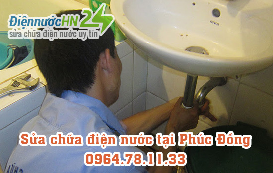 sửa chữa điện nước tại Phúc Đồng
