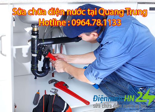 Sửa chữa điện nước tại Quang Trung