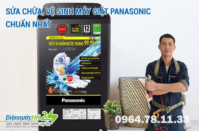 Sửa chữa, vệ sinh máy giặt Panasonic chuẩn nhất